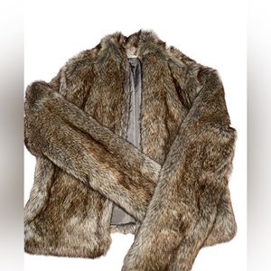 Hollister fur coat